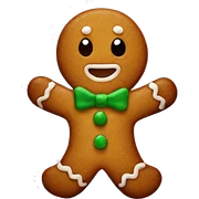 Gingerbread man sticker