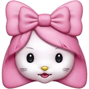 Hello Kitty coquette sticker
