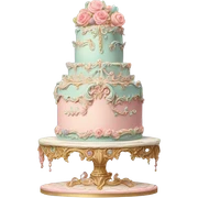 rococo cake sticker