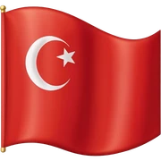 Turkey flag sticker