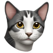 Белый кот sticker