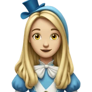 alice in wonderland  sticker