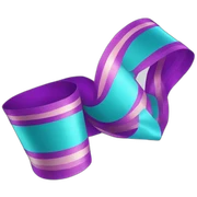 party ribbons sticker