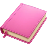 pink book sticker