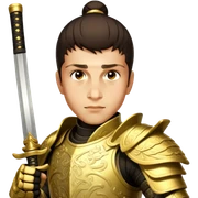 Golden Samurai sticker