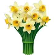 daffodil bouquet  sticker