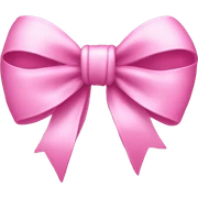Coqquete bow with pink  sticker