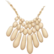 beige necklace sticker