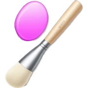 makeup brush & makeup sticker
