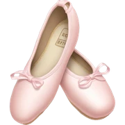 Pale pink ballet shoes sticker