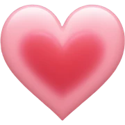 Pretty love heart sticker