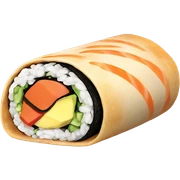 sushi burrito sticker