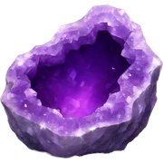 amethyst geode sticker