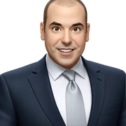 smiling boy in formal suit sticker