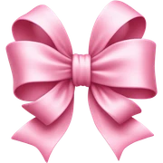 pink bow sticker