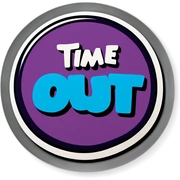 Time out sticker 
 sticker