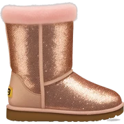 Realistic rose gold glitter and fur Ugg boots. sticker