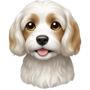 Smooth cavachon light  sticker