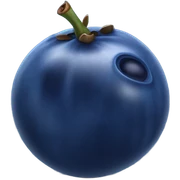 blueberry sticker