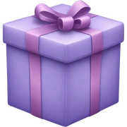 Lilac present sticker