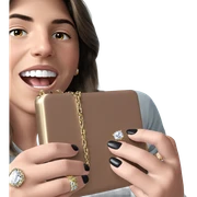 boy with ring and jewelry sticker