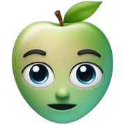 Gaze + apple sticker