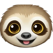 Baby sloth sticker