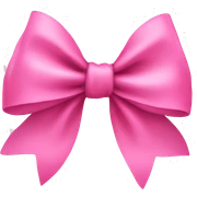 Pink bow  sticker