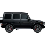 Black Mercedes g wagon sticker