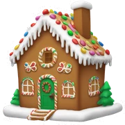 Gingerbread house sticker