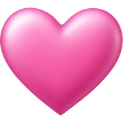 pink heart  sticker