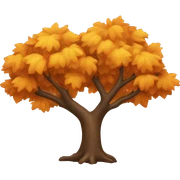 Autumn tree sticker