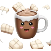 cute hot chocolate  sticker