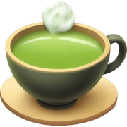 Matcha tea sticker