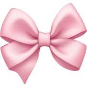 Light pink bow sticker