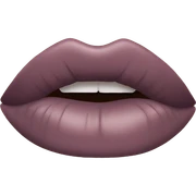 Mauve lipstick sticker