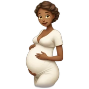 pregnant sticker