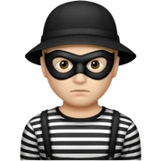 Robber sticker