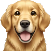 Golden retriever  sticker