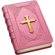 pink bible sticker