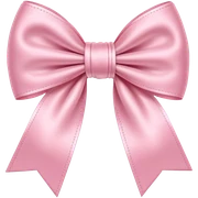 Baby pink bow sticker