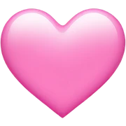 Pink heart sticker