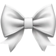 White Bow sticker