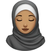 Cozy Hijabi sleeping sticker