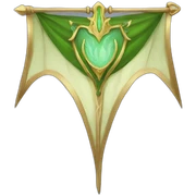 elven empire banner sticker