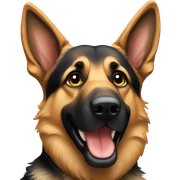 German shepherd  sticker