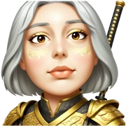 Golden Samurai sticker