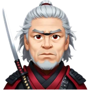 Fierce Samurai sticker