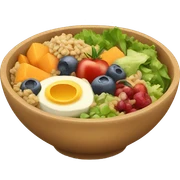 Healthy bowl sticker