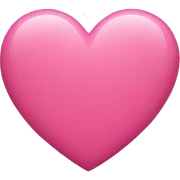 Pink heart  sticker